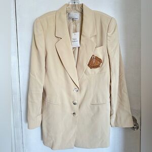 Light Beige Blazer by Dana Buchman
